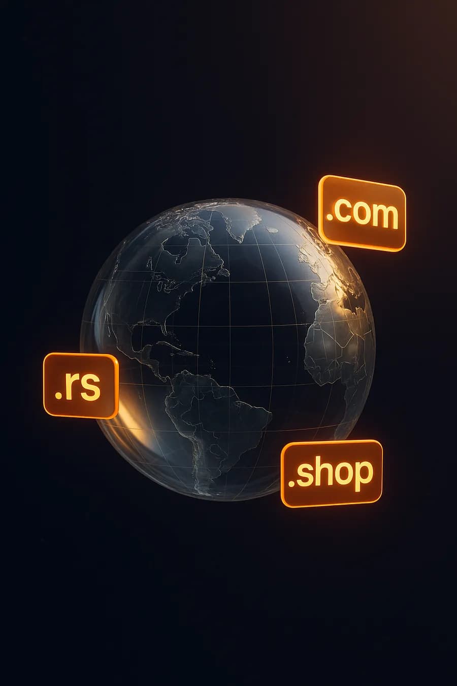 Registracija domena — ilustracija usluge, StartUp Solutions